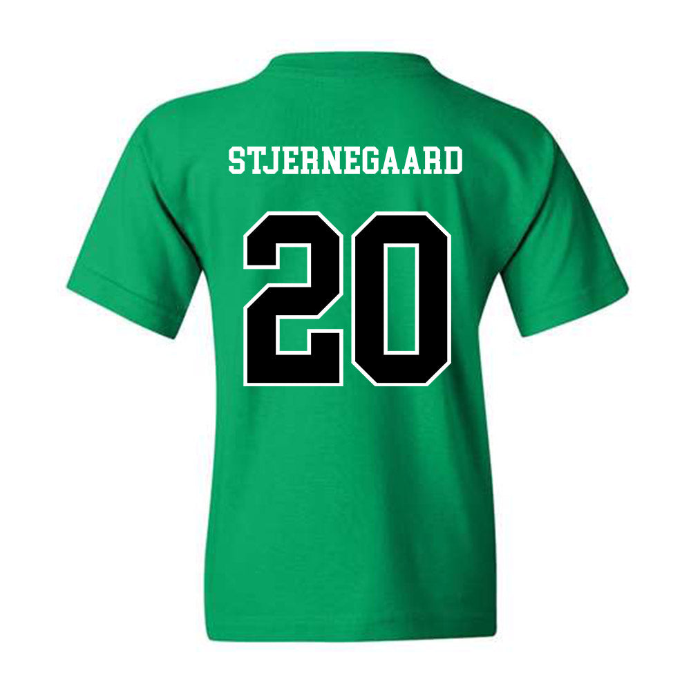 Marshall - NCAA Men's Soccer : Alexander Stjernegaard - Green Replica Shersey Youth T-Shirt