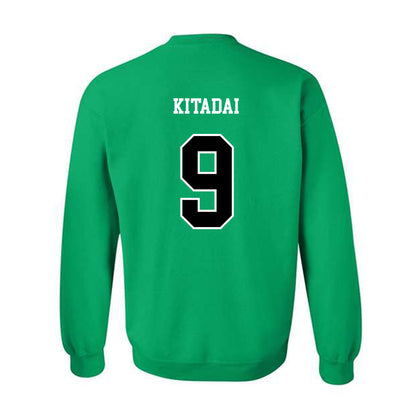 Marshall - NCAA Women's Soccer : Yoshiki Kitadai - Green Replica Shersey Sweatshirt