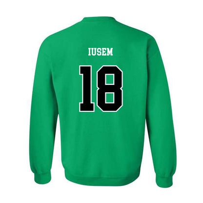 Marshall - NCAA Men's Soccer : Agustï¿½n Iusem - Green Replica Shersey Sweatshirt