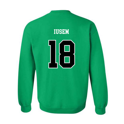 Marshall - NCAA Men's Soccer : AgustÃ¯Â¿Â½n Iusem - Green Replica Shersey Sweatshirt