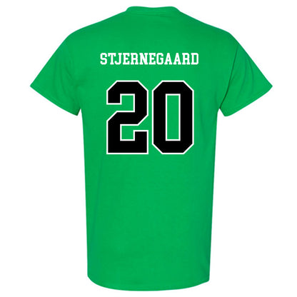 Marshall - NCAA Men's Soccer : Alexander Stjernegaard - Green Replica Shersey Short Sleeve T-Shirt