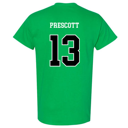 Marshall - NCAA Men's Soccer : Ethan Prescott - Green Replica Shersey Short Sleeve T-Shirt