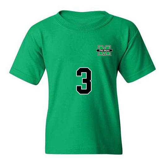 Marshall - NCAA Men's Soccer : Abdul Barrie - Green Replica Shersey Youth T-Shirt