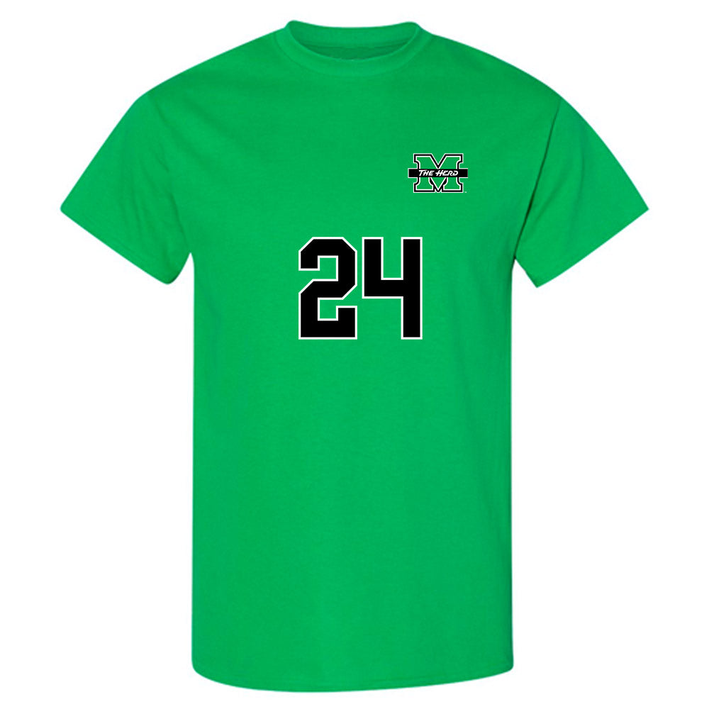 Marshall - NCAA Women's Soccer : Kylie Krynzel - Green Replica Shersey Short Sleeve T-Shirt