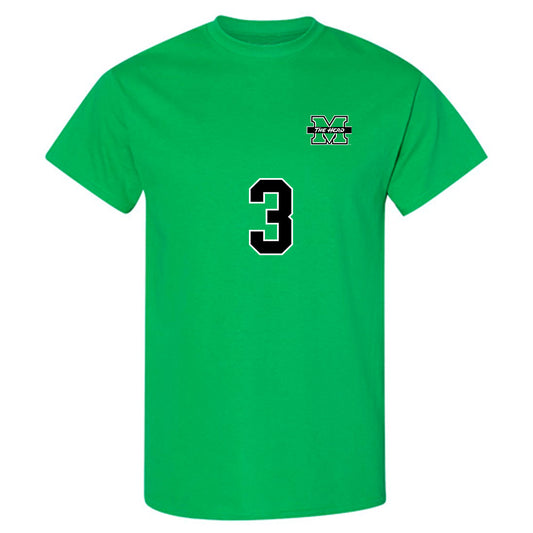 Marshall - NCAA Men's Soccer : Abdul Barrie - Green Replica Shersey Short Sleeve T-Shirt