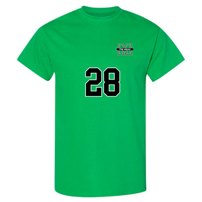 Marshall - NCAA Women's Soccer : Alyssa Hardin - Green Replica Shersey Short Sleeve T-Shirt