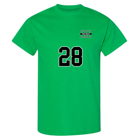 Marshall - NCAA Women's Soccer : Alyssa Hardin - Green Replica Shersey Short Sleeve T-Shirt