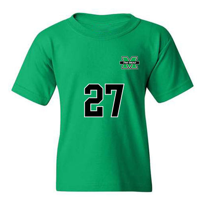 Marshall - NCAA Men's Soccer : Aymane Sordo - Green Replica Shersey Youth T-Shirt
