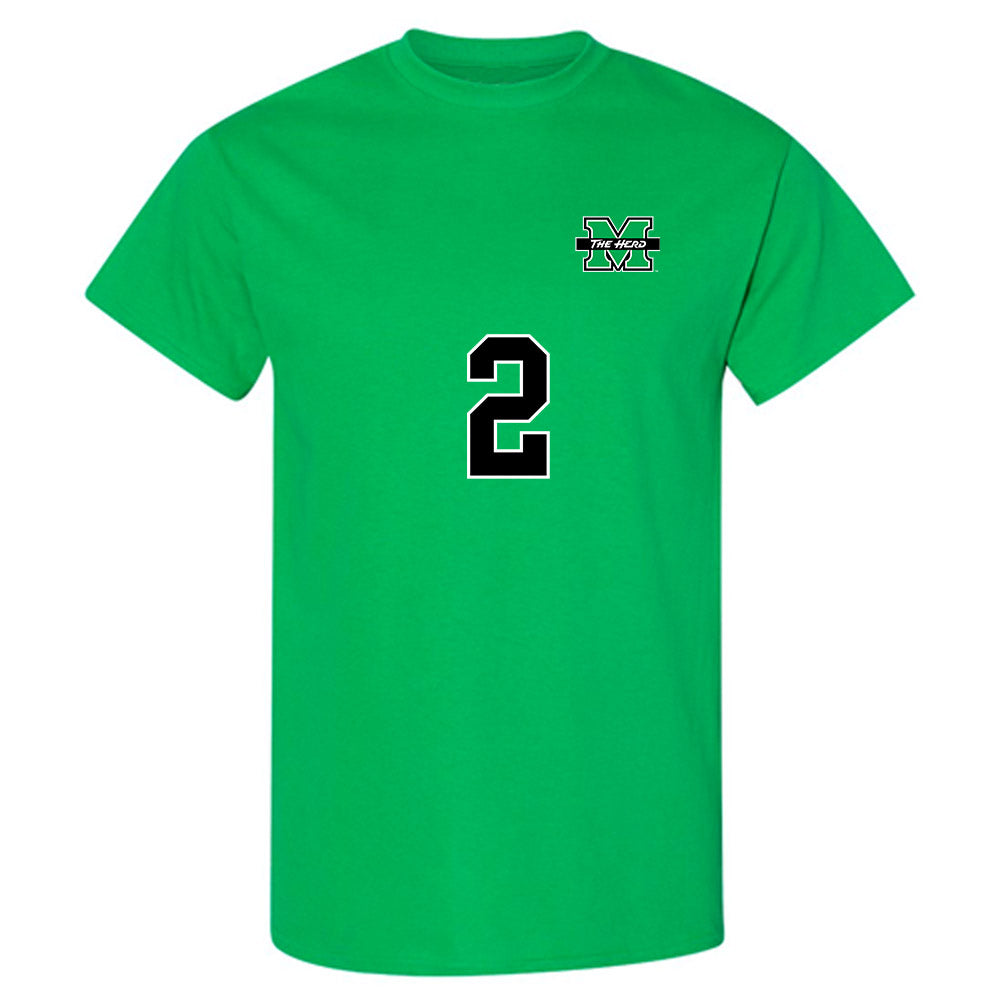 Marshall - NCAA Women's Soccer : Kylie Archer - Green Replica Shersey Short Sleeve T-Shirt