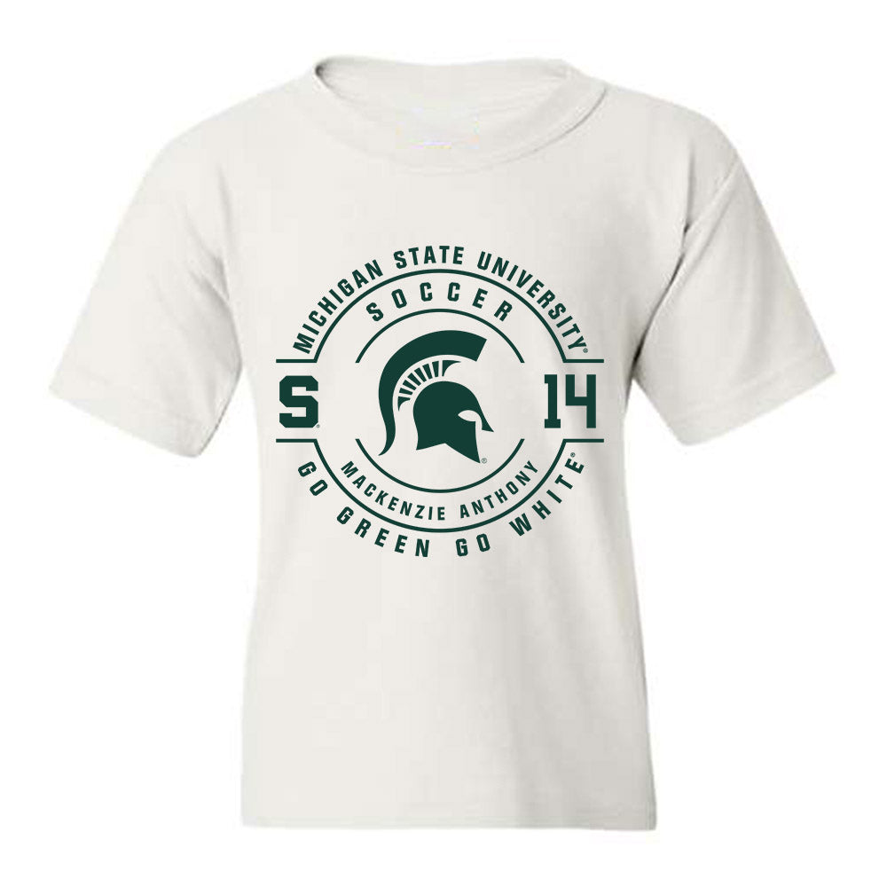 Michigan State - NCAA Women's Soccer : Mackenzie Anthony - Classic Fashion Shersey Youth T-Shirt