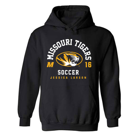 Missouri - NCAA Women's Soccer : Jessica Larson - Classic Fashion Shersey Hooded Sweatshirt