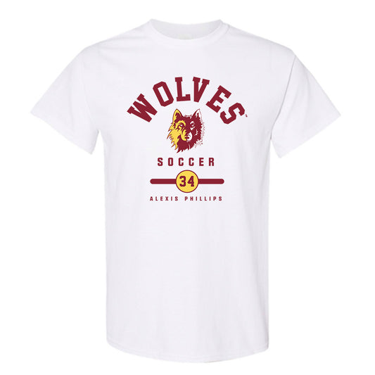 NSU - NCAA Women's Soccer : Alexis Phillips - White Classic Short Sleeve T-Shirt