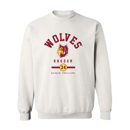 NSU - NCAA Women's Soccer : Alexis Phillips - White Classic Sweatshirt