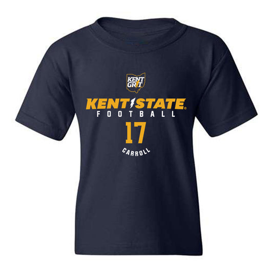 Kent State - NCAA Football : Mattheus Carroll - Youth T-Shirt Fashion Shersey