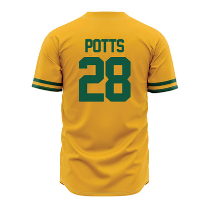 William & Mary - NCAA Baseball : Zachary Potts - Gold Jersey