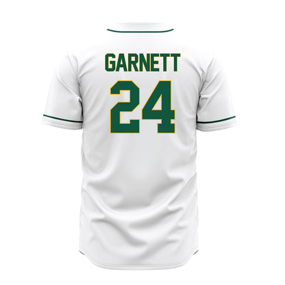 William & Mary - NCAA Baseball : Travis Garnett - White Jersey