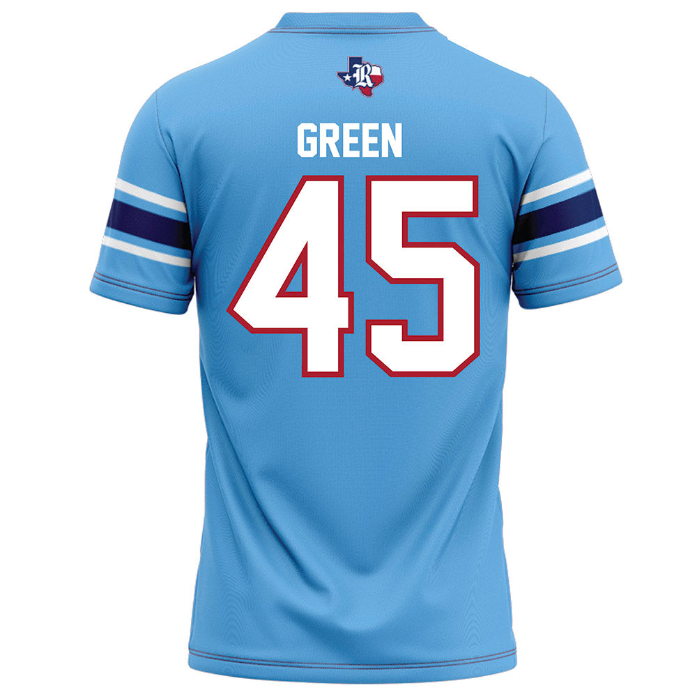 Rice - NCAA Football : Demone Green - Light Blue Jersey