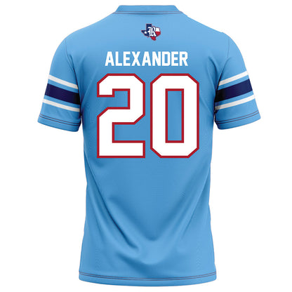 Rice - NCAA Football : Daelen Alexander - Light Blue Jersey