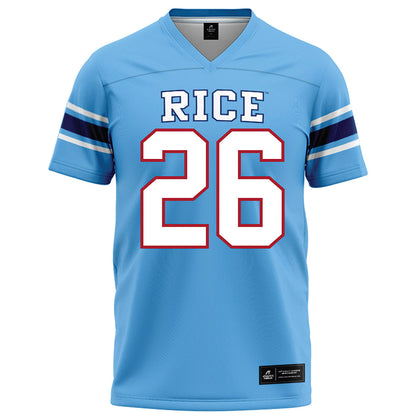 Rice - NCAA Football : Christian Francisco - Light Blue Jersey
