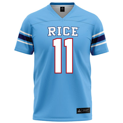 Rice - NCAA Football : Tyson Thompson - Light Blue Jersey