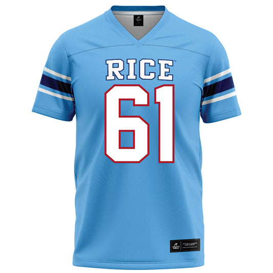 Rice - NCAA Football : Trace Norfleet - Light Blue Jersey