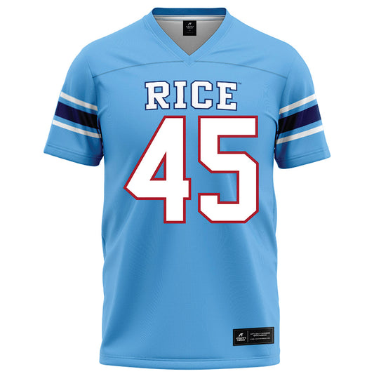 Rice - NCAA Football : Demone Green - Light Blue Jersey