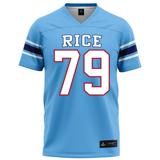 Rice - NCAA Football : Weston Kropp - Light Blue Jersey