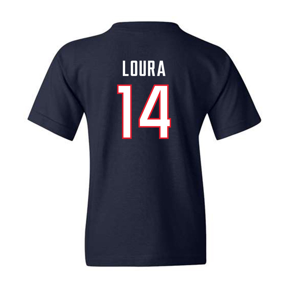 UConn - NCAA Men's Soccer : Jack Loura - Youth T-Shirt Replica Shersey