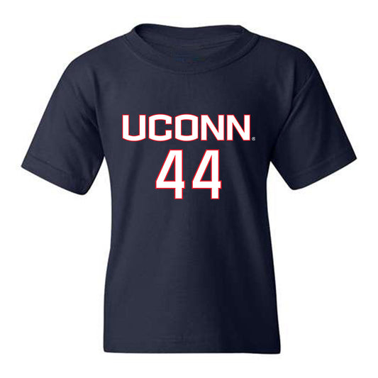 UConn - NCAA Women's Soccer : Lydia LeBlanc - Navy Replica Shersey Youth T-Shirt