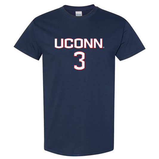 UConn - NCAA Women's Soccer : Anna Carson - Navy Replica Shersey Short Sleeve T-Shirt