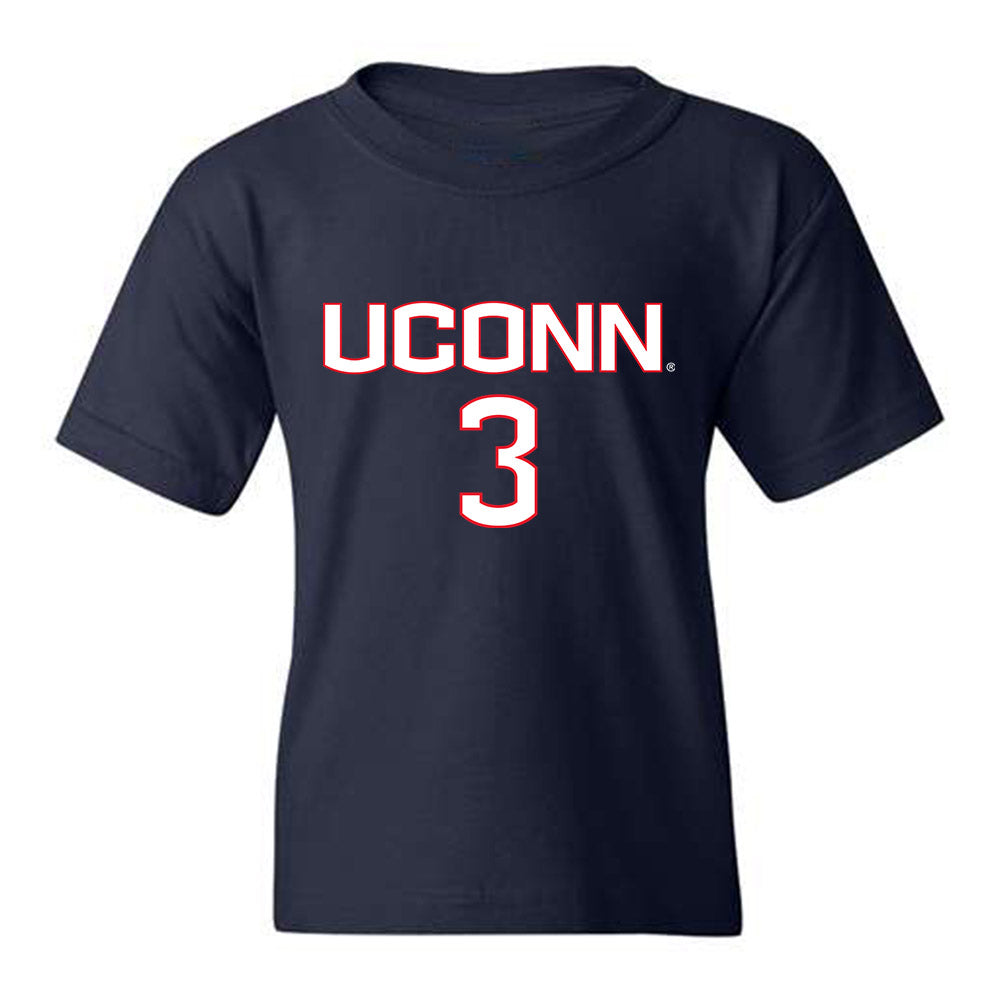 UConn - NCAA Men's Soccer : Mikah Thomas - Youth T-Shirt Replica Shersey