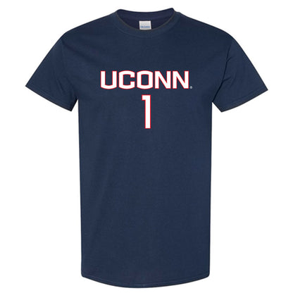 UConn - NCAA Women's Soccer : Kaitlyn Mahoney - Navy Replica Shersey Short Sleeve T-Shirt