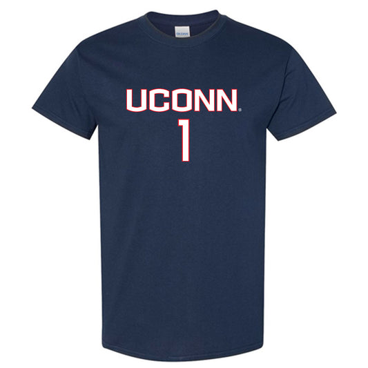 UConn - NCAA Women's Soccer : Kaitlyn Mahoney - Navy Replica Shersey Short Sleeve T-Shirt