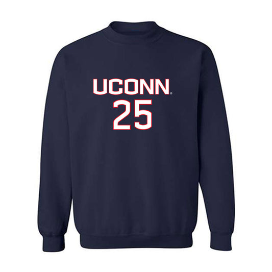 UConn - NCAA Men's Soccer : Tyler Fidrych - Navy Replica Shersey Sweatshirt