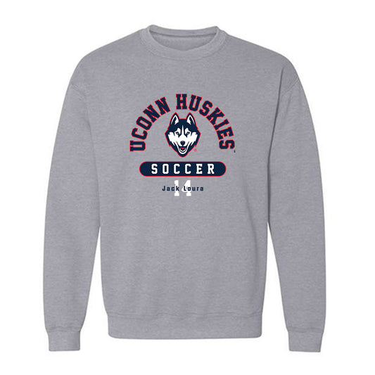 UConn - NCAA Men's Soccer : Jack Loura - Crewneck Sweatshirt Classic Fashion Shersey