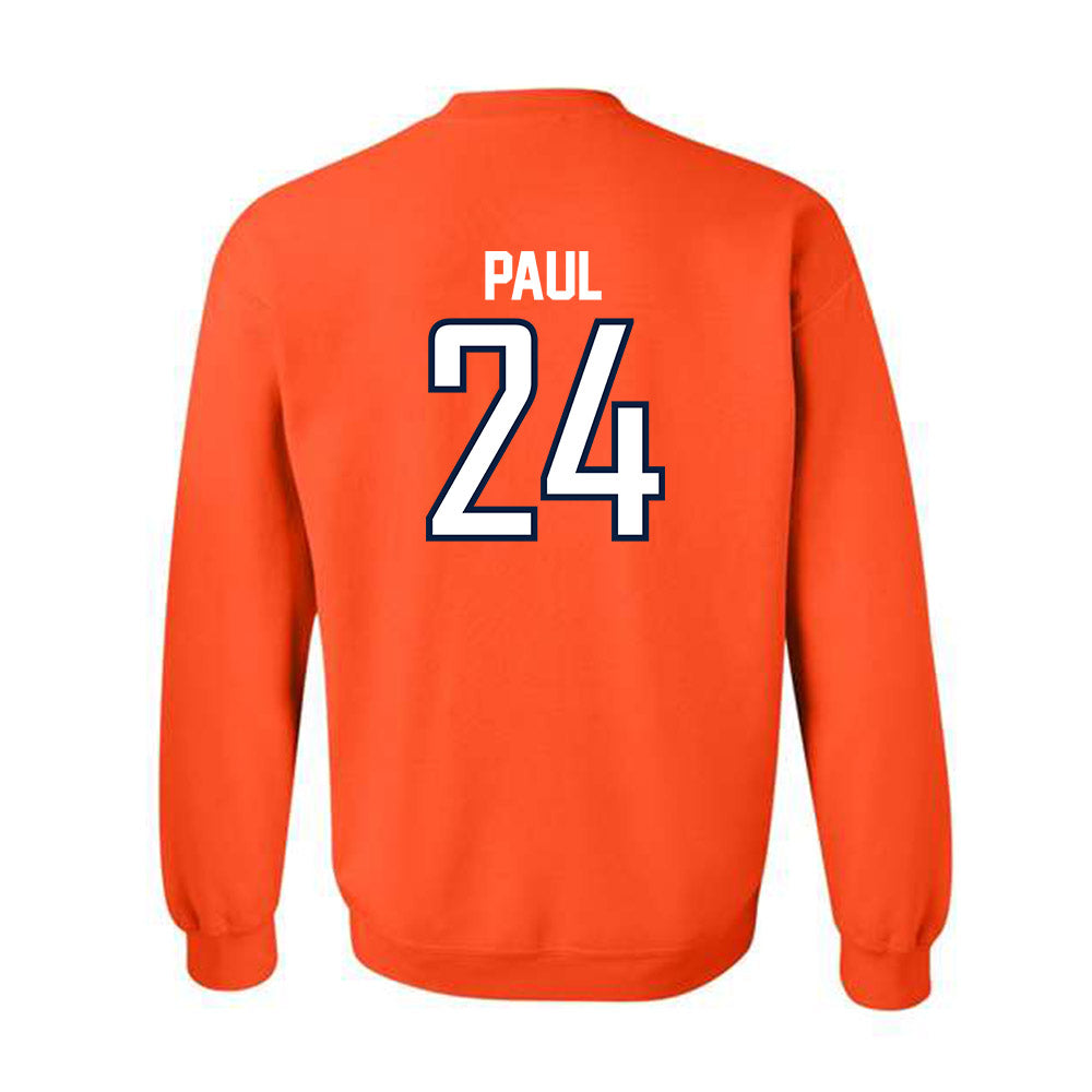 UTEP - NCAA Women's Soccer : Tori Paul - Orange Replica Shersey Sweatshirt