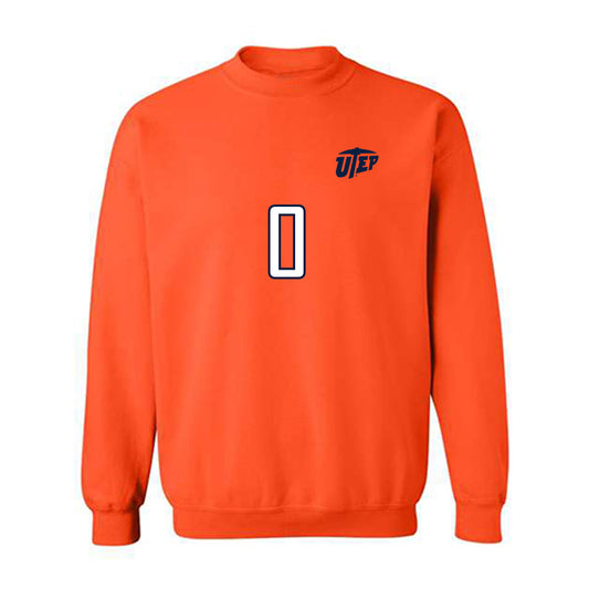 UTEP - NCAA Women's Soccer : Tionna Taylor - Orange Replica Shersey Sweatshirt