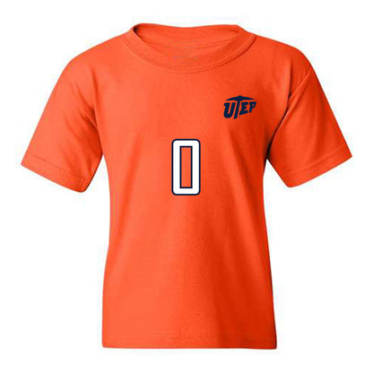 UTEP - NCAA Women's Soccer : Tionna Taylor - Orange Replica Shersey Youth T-Shirt