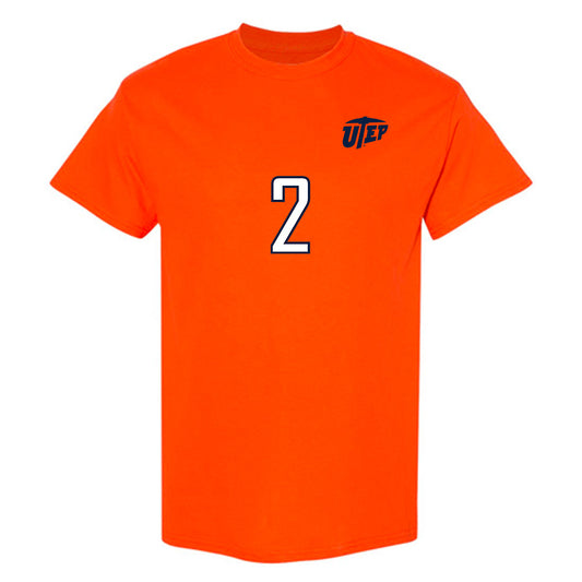 UTEP - NCAA Women's Soccer : Elena Reyna - Orange Replica Shersey Short Sleeve T-Shirt