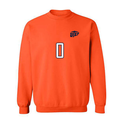 UTEP - NCAA Women's Soccer : Angelina Amparano - Orange Replica Shersey Sweatshirt