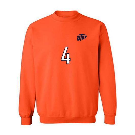 UTEP - NCAA Women's Soccer : Ashlyn Neireiter - Orange Replica Shersey Sweatshirt