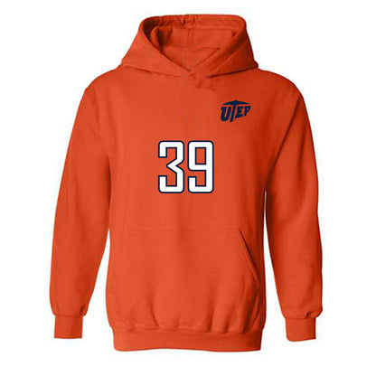 UTEP - NCAA Women's Soccer : Kaila Hudson - Orange Replica Shersey Hooded Sweatshirt