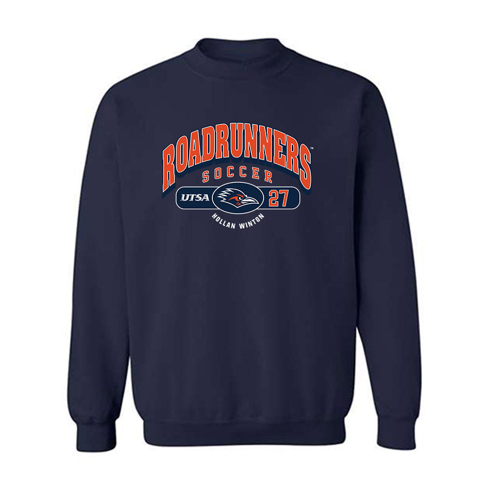 UTSA - NCAA Women's Soccer : Hollan Winton - Navy Classic Sweatshirt