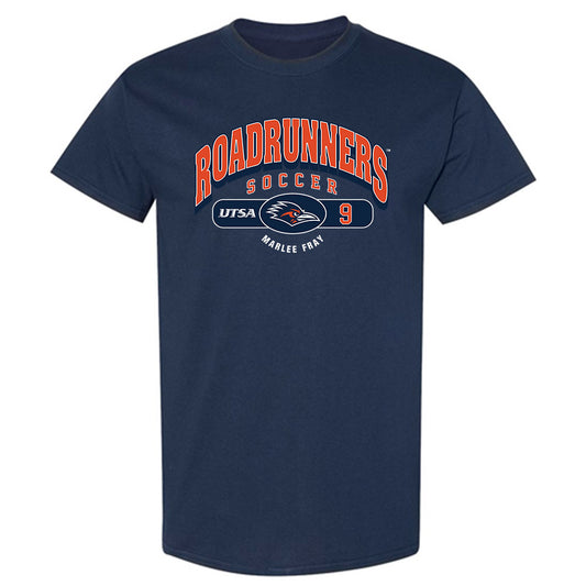 UTSA - NCAA Women's Soccer : Marlee Fray - Navy Classic Short Sleeve T-Shirt