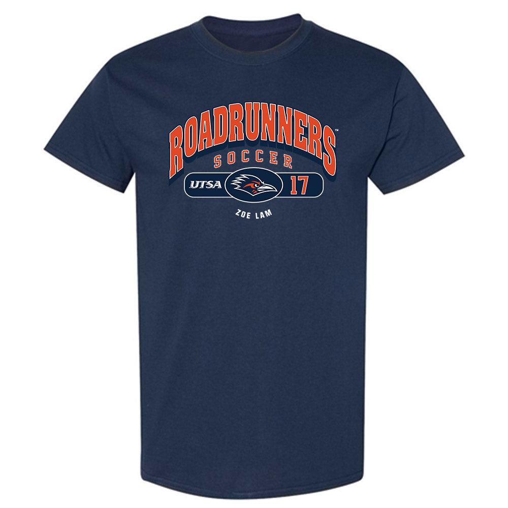 UTSA - NCAA Women's Soccer : Zoe Lam - Navy Classic Short Sleeve T-Shirt