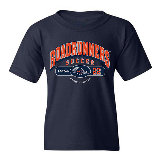 UTSA - NCAA Women's Soccer : Mackenzie Kaufhold - Navy Classic Youth T-Shirt