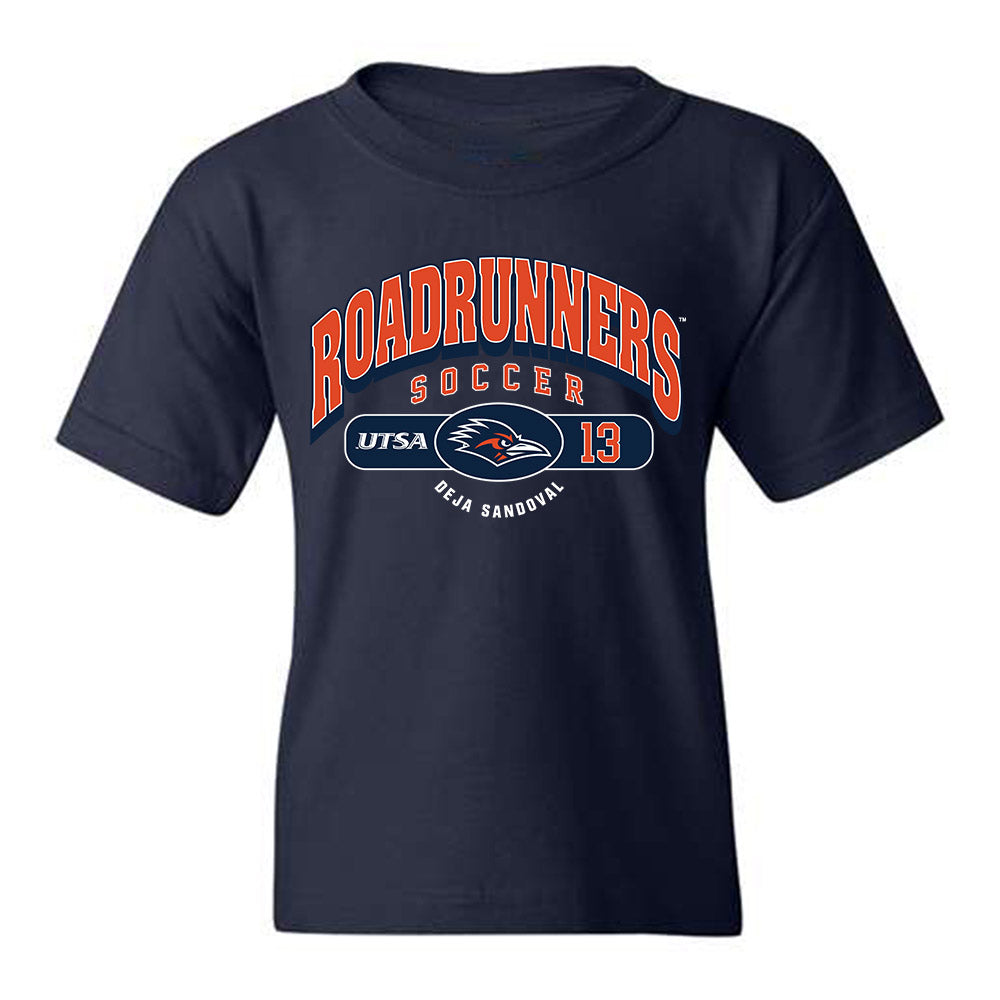 UTSA - NCAA Women's Soccer : Deja Sandoval - Navy Classic Youth T-Shirt