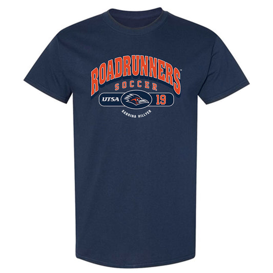 UTSA - NCAA Women's Soccer : Sabrina Hillyer - Navy Classic Short Sleeve T-Shirt