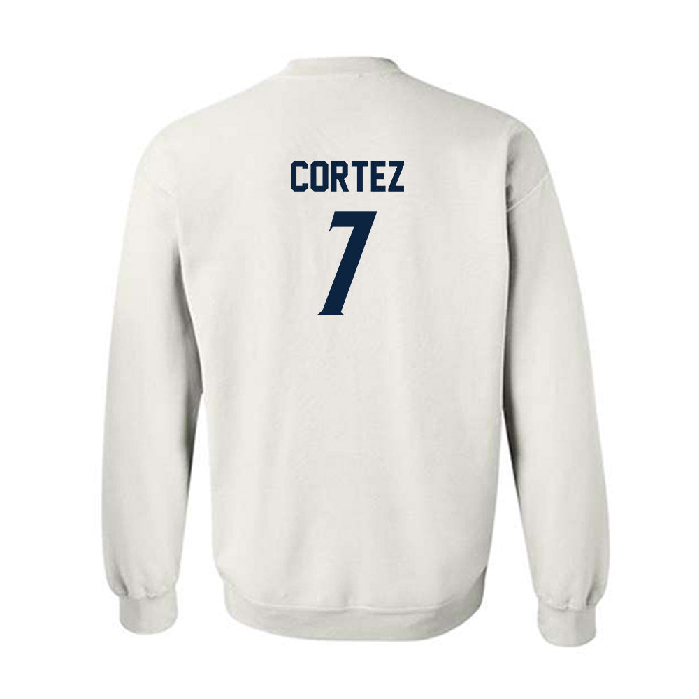 UTSA - NCAA Women's Soccer : Mikhaela Cortez - White Replica Shersey Sweatshirt