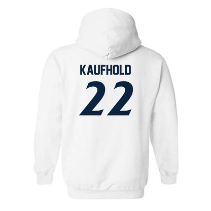 UTSA - NCAA Women's Soccer : Mackenzie Kaufhold - White Replica Shersey Hooded Sweatshirt